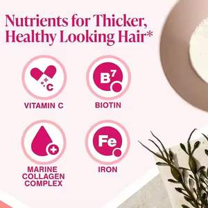 Comprimés de croissance capillaire de qualité supérieure avec biotine, vitamine C, fer et zinc pour une croissance et une solidité saines des cheveux - Product Image 5