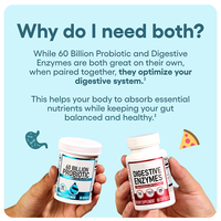 MNK Private Label Probiotic Digestive Enzyme Capsules 60 Milliards de UFC 16 Enzymes Bien-être Digestif Quotidien Supplément Végétalien Adulte
