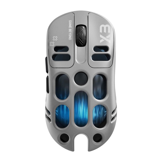 Wireless Cave Mouse Hollow Lightweight Silent Gaming Mouse Luminous Computer Office Mouse Gamer