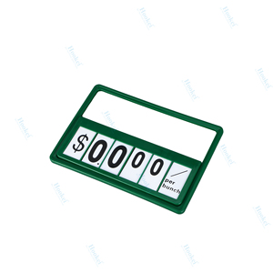 Siêu thị nhựa kỹ thuật số xoay dấu hiệu Pop Clip giá hàng hóa tag chủ hiển thị Label Clips - Product Image 3