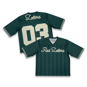 เสื้อเจอร์ซีย์ทีมฟุตบอลย้อนยุคโอเวอร์ไซซ์เสื้อฟุตบอลอเมริกัน - Product Image 1