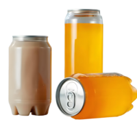 Canette en plastique PET transparent neuve design, personnalisée avec LOGO, 250ml 330ml 500ml, avec couvercle en aluminium, idéa