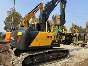 Excavatrice sur chenilles hydraulique Volvo EC140 d'occasion, 14 tonnes, moteur Cummins, boîte de vitesses, pompe, haute qualité, d'occasion - Product Image 2