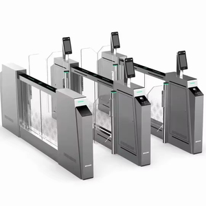 Tốc độ cao AB cửa truy cập turnstiles RFID Swing rào cản cho sân bay tàu điện ngầm cho nhận dạng khuôn mặt - Product Image 5