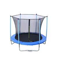Filet de sécurité rond en acier pour trampoline d'extérieur, idéal pour jardin, en promotion, de 6 à 16 pieds, pour garçons et filles