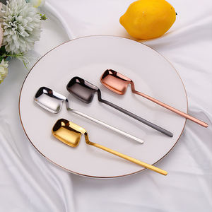 Cuillère à café en acier inoxydable 18/8, cuillère suspendue en métal originale, cuillère à sucre pour café - Product Image 3