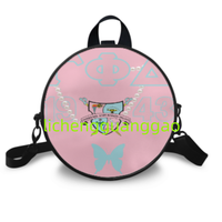 Sac rond en PU pour femme de la sororité ZPB Zeta Phi Beta, sac de shopping réutilisable en tissu de haute qualité, sac de week-end