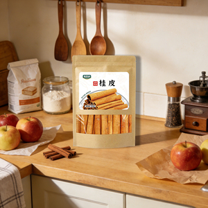 Écorce de cannelle de Cassia de qualité supérieure, sélection d'épices en sachet kraft, idéal pour les boulangeries artisanales, les cafés et les ateliers culinaires - Product Image 2