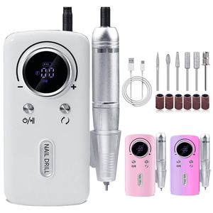 Pulidora de Uñas Eléctrica Portátil Profesional de 45000 RPM, con Puntas de Plástico, Acero y Acrílico Duraderas, Opciones de Batería USB para Salón de Uñas - Product Image 1