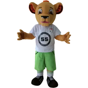 Funtoys最新设计定制小狮子毛绒辛巴角色扮演卡通吉祥物服装待售