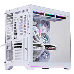 Ordinateur de bureau Sea View AMD pour 7 7700 10 cœurs 32 Go de RAM 1 To de SSD NVMe Carte graphique RX9060 XT 16 Go Refroidissement liquide Puissance Gaming - Product Image 5