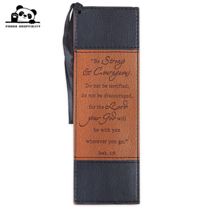 Accesorio de Lectura con Base Religiosa, Marcador con Borla Negra y Marrón para Hombres y Mujeres, Inspiración Bíblica para Seres Fuertes y Valientes - Product Image 1