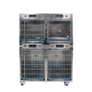 YSVET1220C Ysenmed - Jaulas Veterinarias de Acero Inoxidable 304 con Luz Infrarroja Cálida y Fuente de Alimentación, en Venta - Product Image 5