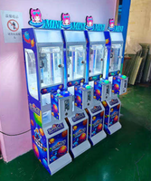 Mini machine à griffes avec pièces métalliques, structure haute 3D, équipement de jeu d'arcade pour centre de divertissement, machine à prix en peluches pour la vente en gros