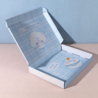 Boîte d'expédition pliable en carton ondulé de haute qualité, grande capacité, personnalisable, certifiée FSC et RoHS, impression CMYK, pour vêtements