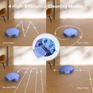 <span class=keywords><strong>Robot</strong></span> Aspiradora Inteligente Recargable con Control Wifi para Limpieza en Seco y Húmedo, <span class=keywords><strong>Robot</strong></span> Aspiradora con Autovaciado - Product Image 4