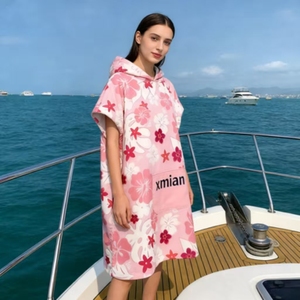 Toalla con Capucha de Algodón Personalizada de Secado Rápido, Tejida y Ecológica, Multiusos <span class=keywords><strong>para</strong></span> el Hogar, <span class=keywords><strong>la</strong></span> Playa, <span class=keywords><strong>la</strong></span> Piscina y el Gimnasio - Product Image 2