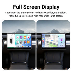 โมดูล CarPlay ไร้สาย Rhythm สำหรับรถยนต์ Tesla Model 3 Y ปี 2019-2024 จอแสดงผลเต็มหน้าจอ ติดตั้งแบบอัจฉริยะ ไม่ทำลายโครงสร้าง - Product Image 5