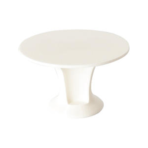 Accessoires de décoration de scène de maison de poupée miniature : Table ronde blanche simple, modèle de mobilier, accessoires de photographie - Product Image 5