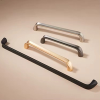 Poignées en alliage de zinc de style moderne pour cuisine, chambre, armoires, placards, tiroirs et coiffeuses, quincaillerie de meubles