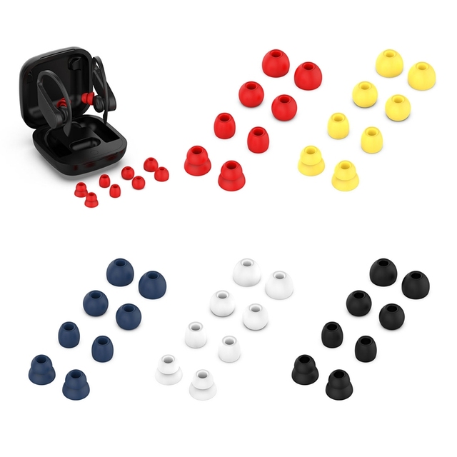 4 Pairs Soft Silicone Replacement Ear Tips for Freebuds 4i (Multi-color)