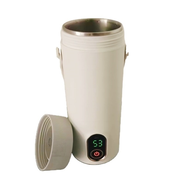 Factory Wholesale 304 Stainless Steel USB Powered Portable Cordless Rechargeable Keep Warm Household Outdoor Instant Hot Kettle