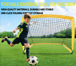 Draagbare 2-In-1 Pop Training Voetbalvoetbaldoelen 4 U-Vormige Vloernoppen 3 Seconden Opslag Voor Indoor Outdoor Kinderset - Product Image 3