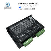 Leadshine Penggerak Motor Stepper CNC Nema 23 Kecepatan Tinggi DM542 20-50VDC 4.2A 2-Fase 200W 3-Input Frekuensi Maksimum 200KHz