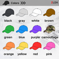 Casquette Dad Hat unisexe décontractée en toile de coton bleu foncé non structurée à 5 panneaux, idéale pour l'extérieur – Meilleure vente