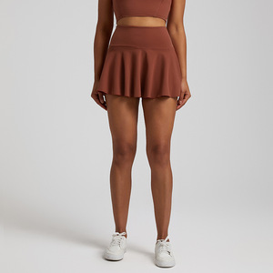 Custom Logo Hoge Taille Zachte Golf Tennis Skorts Meisjes Geplooide Atletische Golf Tennisrok Vrouwen - Product Image 3