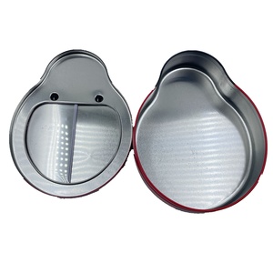 กล่องเหล็กบรรจุภัณฑ์แบบกำหนดเองรูปทรงด้วง สีแดงสลับดำ - Product Image 4