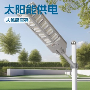Solar Street <b>Light</b> 100W LED Aluminum Alloy Mono Si Solar Cell <b>Remote</b> <b>Control</b> Outdoor Lighting - Product Image 5