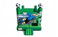 Castillo Inflable de Fútbol Americano 3D Fun Bounce, 17x17x13 pies, de Grado Comercial, de PVC, para Fiestas y Carnavales
