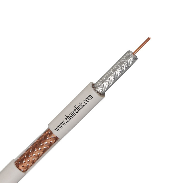 75Ohm Tri Shield Quad Shield Coaxial Cable RG6 Satellite System CATV Rg6 Coax Cable