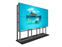 Écran publicitaire à lunette ultra étroite Affichage mural vidéo LCD 3X3