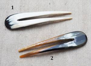 กิ๊บติดผมทำจากเขาควายแบบดั้งเดิม งานฝีมือธรรมชาติ อุปกรณ์จัดแต่งทรงผม ให้การยึดเกาะที่แข็งแรง น้ำหนักเบา สวมใส่สบาย - Product Image 6