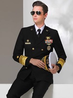 Uniforme de garde d'hiver personnalisé, uniforme de pilote d'aéroport pour hommes, en vente, veste de concierge d'hôtel, uniforme de compagnie aérienne