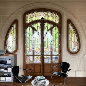 Vitraux tiffany arqués <span class=keywords><strong>d</strong></span>'église 6 pouces à vendre Insert de <span class=keywords><strong>vitrail</strong></span> victorien pour l'église et la maison - Product Image 3