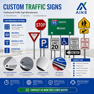 Panneau <span class=keywords><strong>de</strong></span> signalisation routière réfléchissant en aluminium métallique durable et recyclable, panneau d'avertissement <span class=keywords><strong>de</strong></span> vitesse des véhicules, panneau <span class=keywords><strong>de</strong></span> signalisation <span class=keywords><strong>autoroute</strong></span> pour <span class=keywords><strong>la</strong></span> direction des voitures - Product Image 4