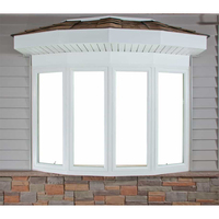 Fenêtres en baie fixées Lukliving Big View, insonorisées, en aluminium, à isolation thermique, double vitrage Low-E texturé