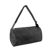 Petit sac de sport léger et imperméable pour hommes femmes-Sac de sport pliable en tissu Oxford pour nager à la plage-Noir