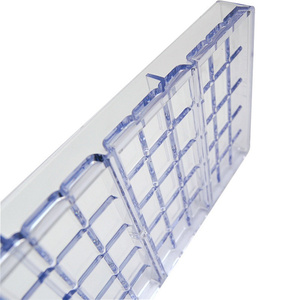 <b>Polycarbonate</b> Waffle Shape Chocolate Mold DIY Candy Mould Clear Hard <b>Plastic</b> Bakeware Pastry Tools Chocolate Bar Mould - Product Image 6