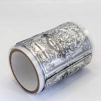 Étiquettes autocollantes en métal 3D en aluminium holographique durable personnalisées