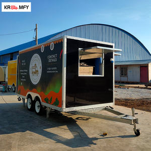 Remolque para Barbacoa Cuadrado con Certificación CE, Equipado con Parrilla Ahumadora de Leña para Cocina Comercial y Catering al Aire Libre - Product Image 5