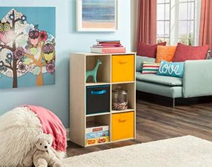 Wooden <strong>storage</strong> <strong>6</strong>-shelf Cubeicals Organizer, <strong>6</strong>-<strong>Cube</strong>, Birch,factory price,for room,for home - Product Image 6