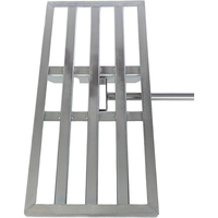 Râteau de nivellement de pelouse en acier galvanisé JH-Mech 75 x 35 cm, professionnel, pour l'élimination du sable, surface de la couche de surface, nivellement de la pelouse