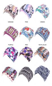 Wholesale Custom Logo African Image Long Tube Head <b>Wrap</b> Hats Nigerian Autumn Print Muslim Scarf Turban 3D Embroidery Cotton - Product Image 6