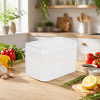 Boîte d'emballage en plastique PET transparente, boîte rectangulaire pliable pour la vente au détail, boîte alimentaire pour bonbons, chocolat, gâteau