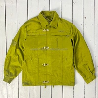 Veste de travail en toile sergé de canard personnalisée pour hommes – Qualité supérieure, décontractée, pour l'extérieur, avec fermeture à crochet, style marin, veste de travail type tankers