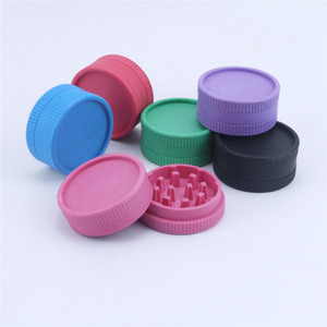 Nuevo Molinillo de Hierbas de Plástico Degradable Colorido, Accesorios para Fumar, Logotipo Personalizado, Grabado Láser, Triturador de Hierbas Secas, Especias y Tabaco - Product Image 1
